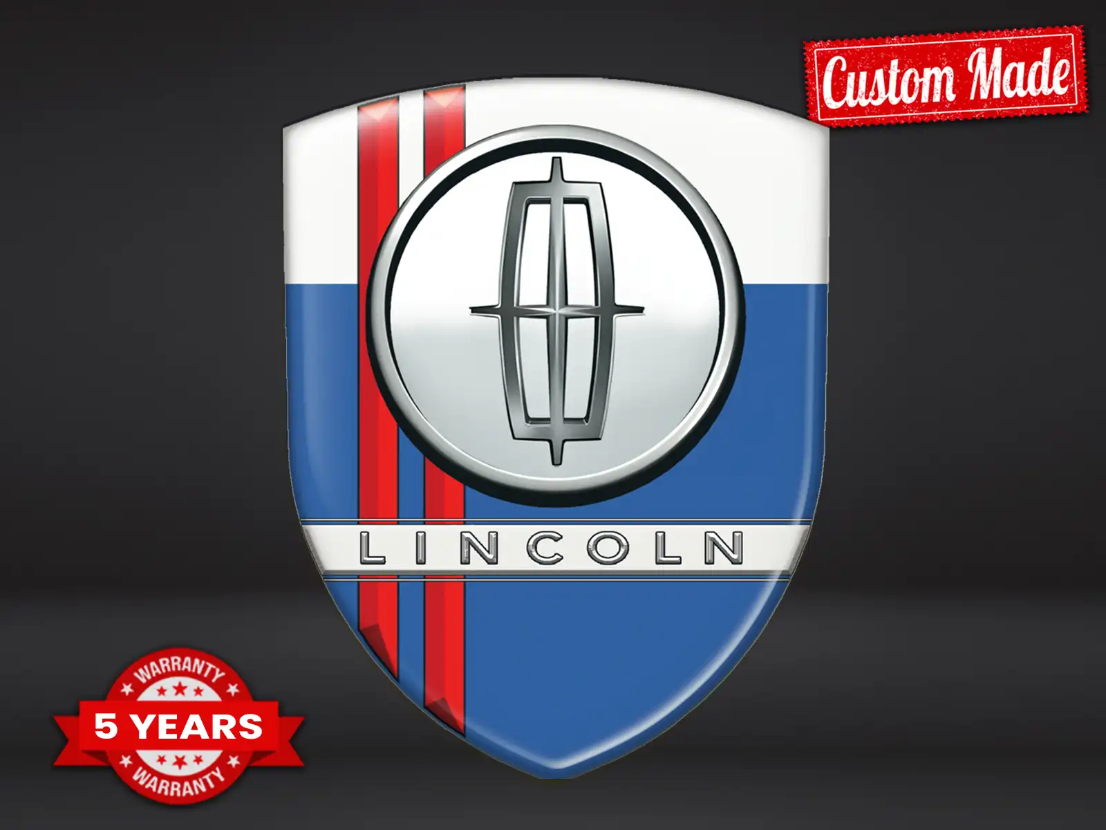 Lincoln Car Silicone Logo Universal High Quality Professional